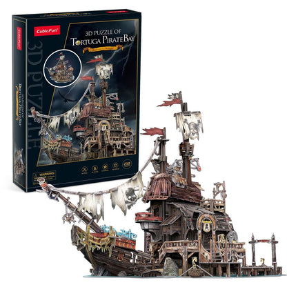 Puzzle 3D 218 dílků Pirátská loď