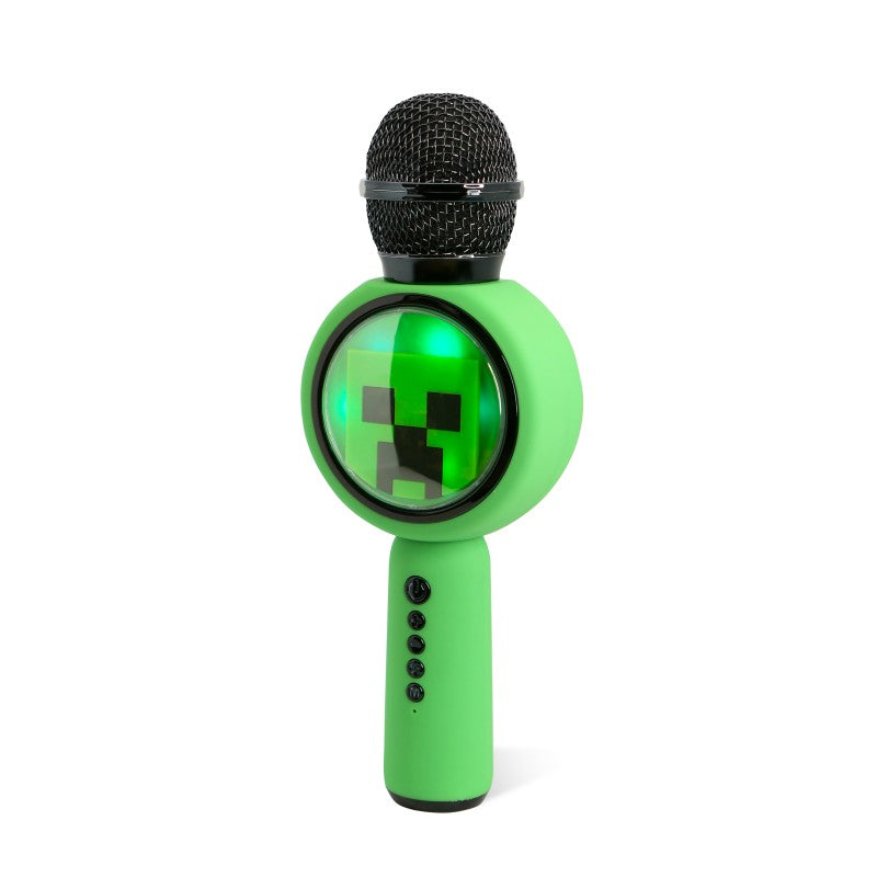 Mikrofon karaoke Minecraft PopSing LED