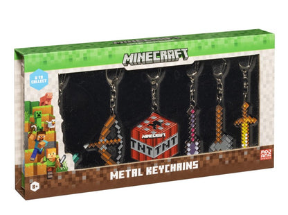 Minecraft kovový přívěšek 6 pack Deluxe Box