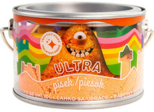 Ultra písek s glitry 200g - oranžový
