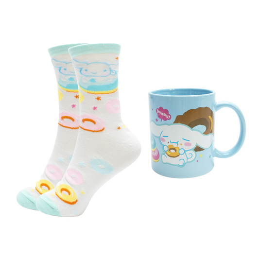 Cinnamoroll dárkový set (hrnek a ponožky)
