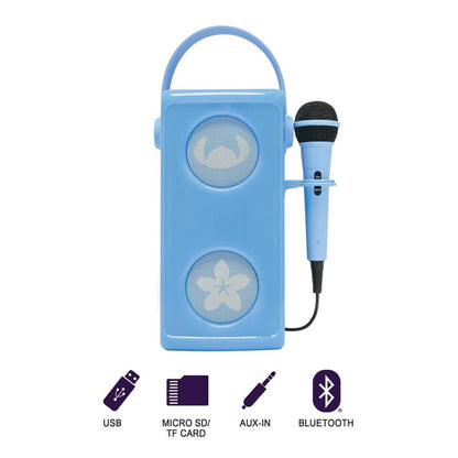 Lexibook bluetooth reproduktor Stitch s mikrofonem a světelnými efekty