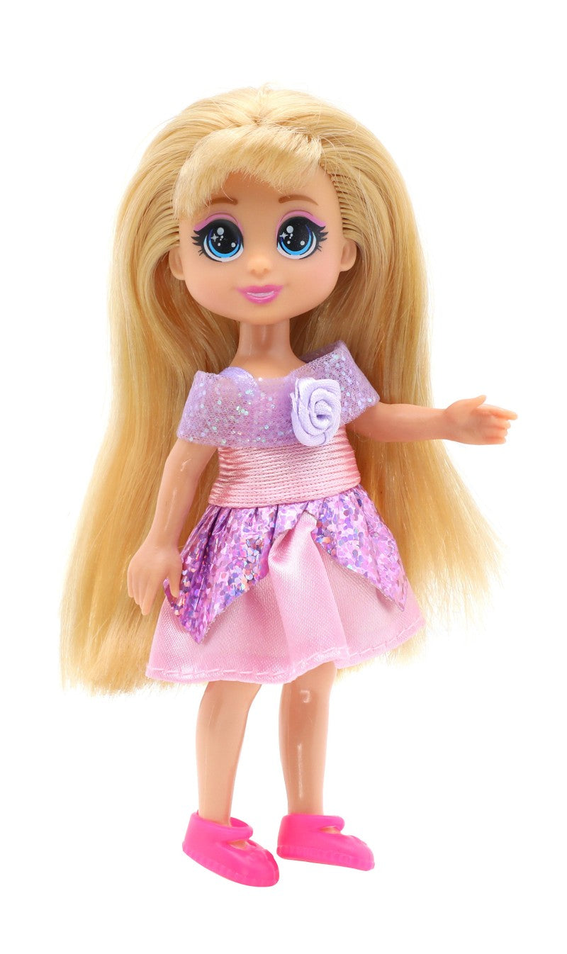 Dreameez mini princezna v kornoutku světle růžové vlásky