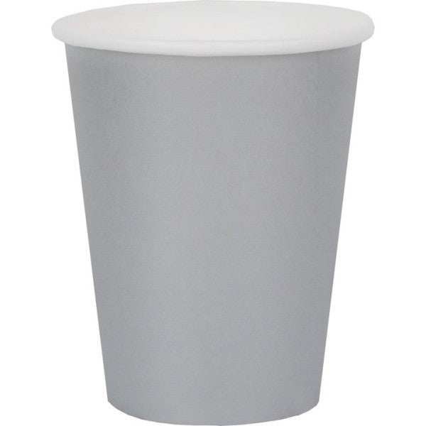 Kelímky papírové stříbrné 250 ml 10 ks