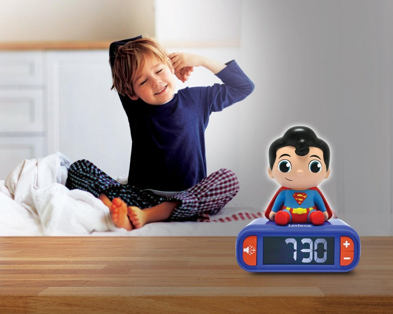 Lexibook budík Superman se svítící figurkou