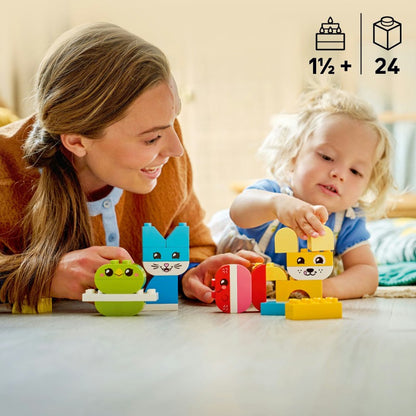 LEGO® 10477 DUPLO® Roztomilí kreativní mazlíčci 3 v 1
