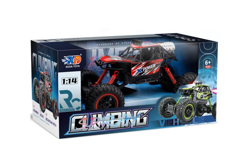 Terénní auto 1:14 RC červené