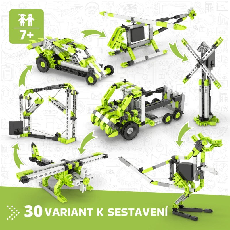 Engino Creative Builder 30 modelů s motorkem