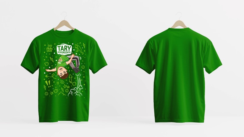 Tary Povoroznyk Tričko Tary drink beko zelené 104-110
