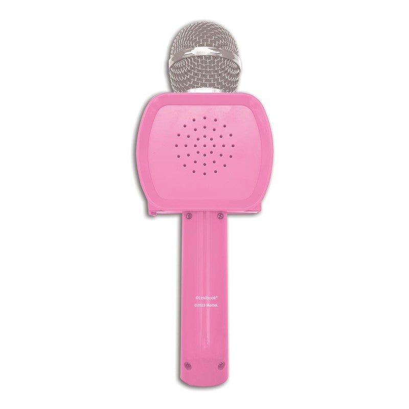 Lexibook bezdrátový karaoke mikrofon Barbie s držákem na telefon