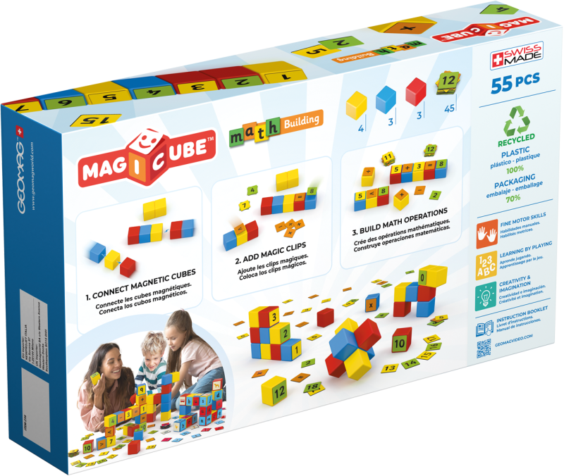 Geomag Magicube Math 55 dílků