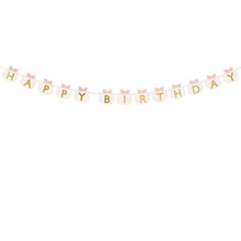 Banner Happy birthday, papírový, Kočka 2,8m