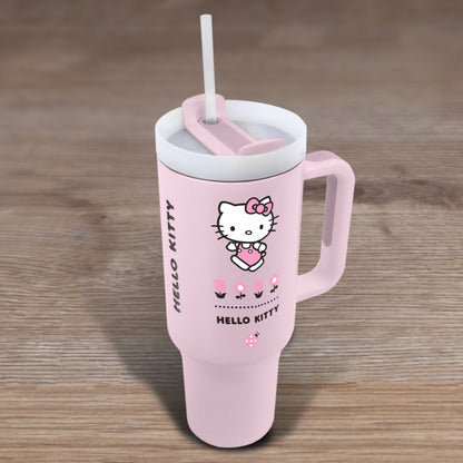 Hello Kitty cestovní hrnek s brčkem
