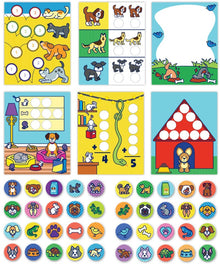 Melissa & Doug sticker wow samolepky pejskové