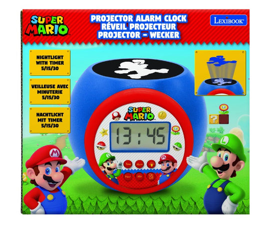 Lexibook budík Super Mario se stropním projektorem