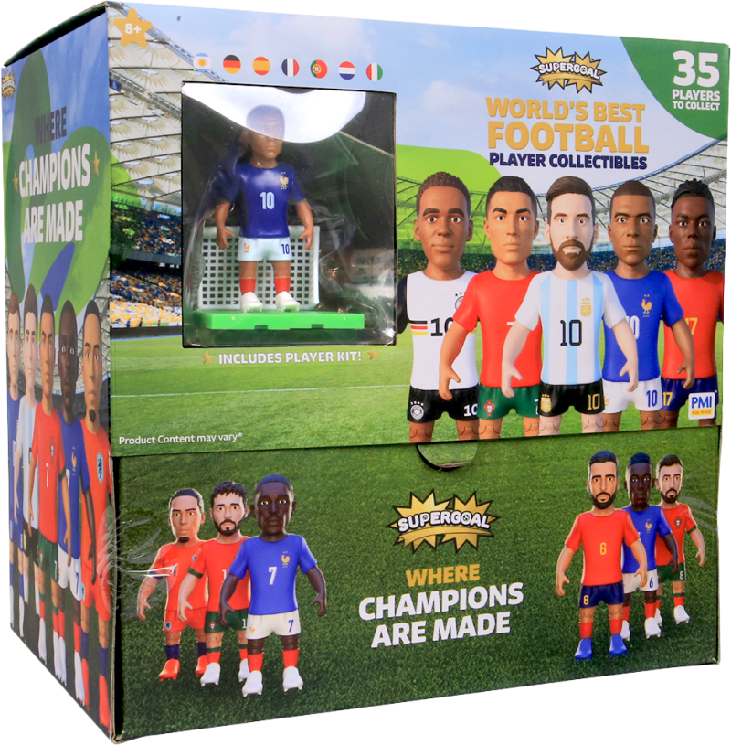 Supergoal figurka fotbalisty v kapsli