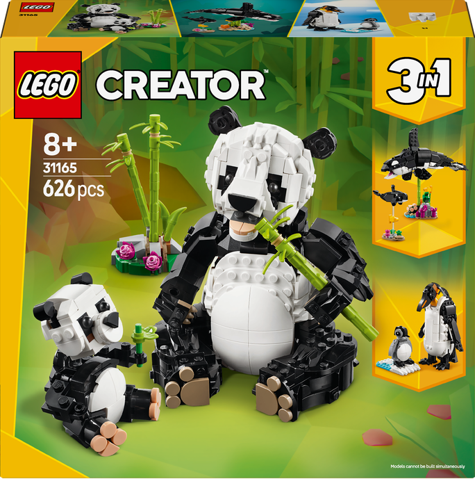 LEGO® Creator 3 v 1 31165 Divoká zvířata: Pandí rodinka