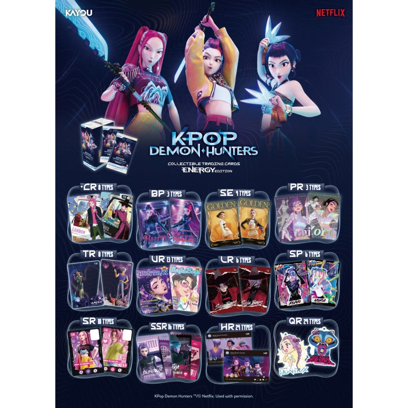 K-POP Demon Hunters - World Tour Sběratelské karty - Energy Edition