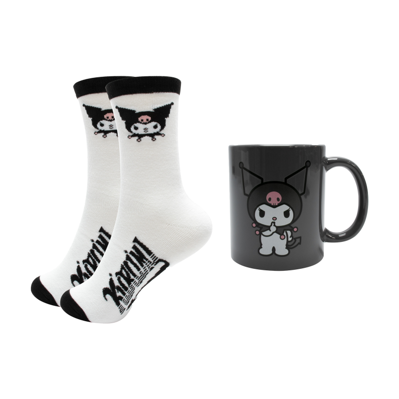 Kuromi dárkový set (hrnek a ponožky)