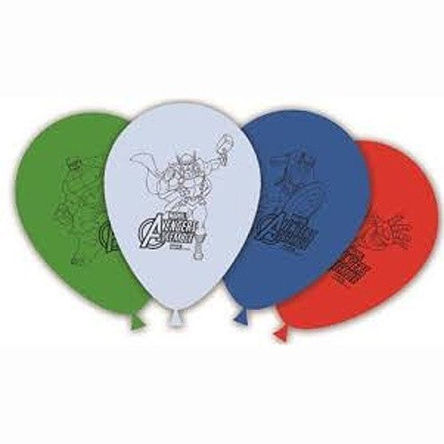 Balón latexový Avengers Infinity Stones 8ks