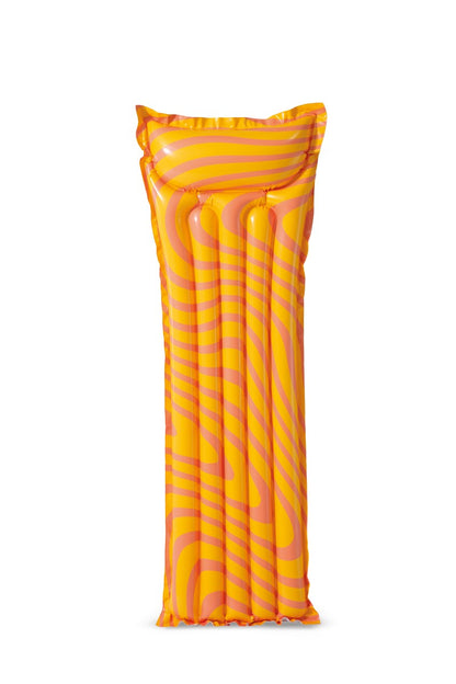 Matrace nafukovací s potiskem 183x69cm růžovo - zelené