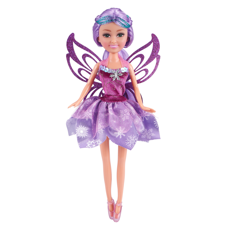 Princezna zimní Sparkle Girlz v kornoutku fialová