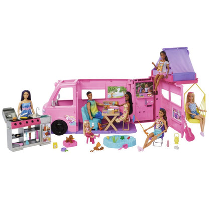 Barbie karavan snů se stanem