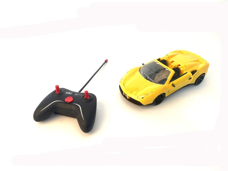 Sportovní RC auto 1:18 žlutý kabriolet