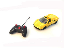 Sportovní RC auto 1:18 žlutý kabriolet