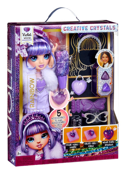 Rainbow High Creative Crystals panenka - Violet Willow