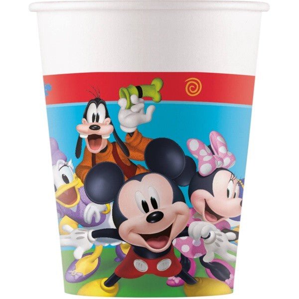 Kelímky papírové Mickey Rock The House 200ml 8ks