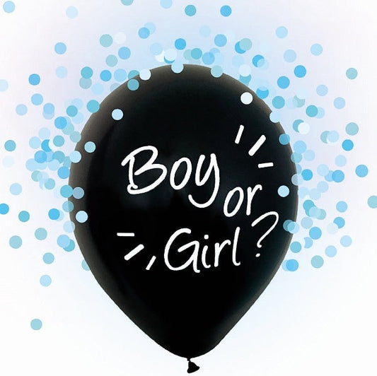 Balónky Boy or Girl - modré Konfety 4 ks
