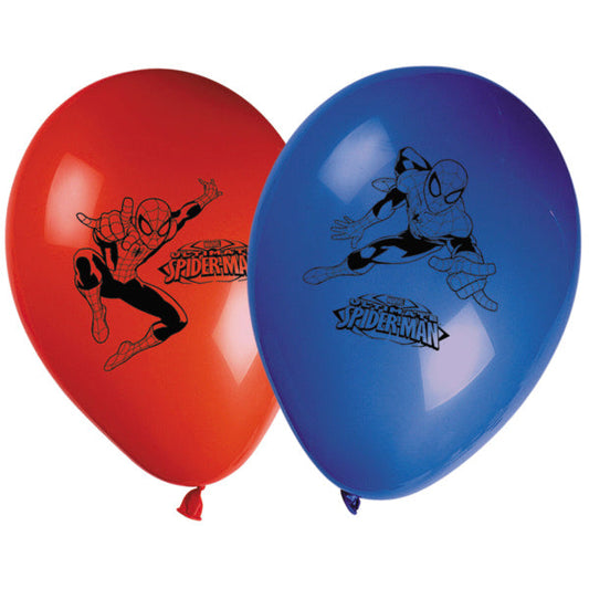 Balónek latexový Spiderman, 8 ks