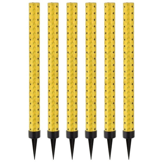 Dortové fontánky zlaté 18 cm, 6 ks