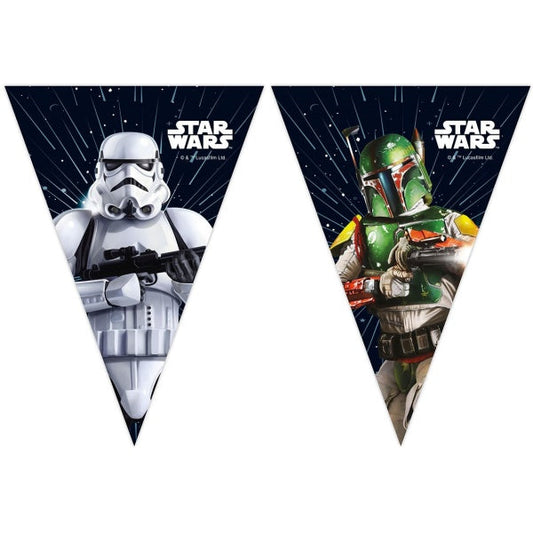 Banner papírový trojúhelníková Star Wars Galaxy