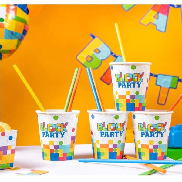 Kelímky papírové Block Party 220 ml 6 ks