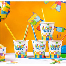 Kelímky papírové Block Party 220 ml 6 ks