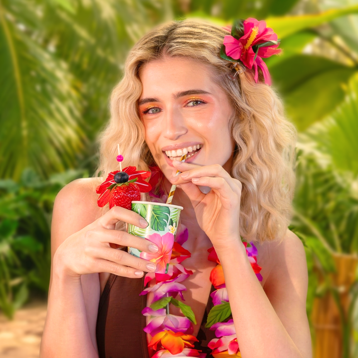 Aloha tropical  - Kelímky papírové - 220 ml 6 ks