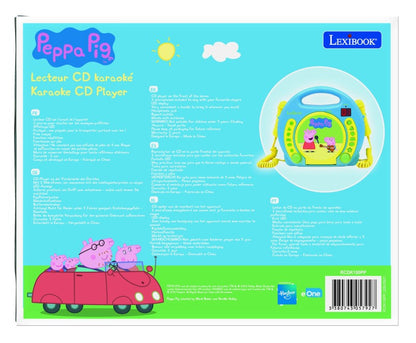 Lexibook CD přehrávač Prasátko Peppa se 2 mikrofony