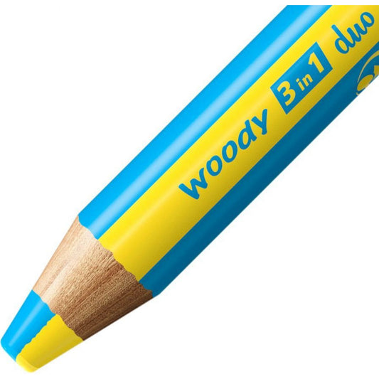 STABILO woody 3 in 1 duo 10 ks Sada v kartonovém obalu s oře