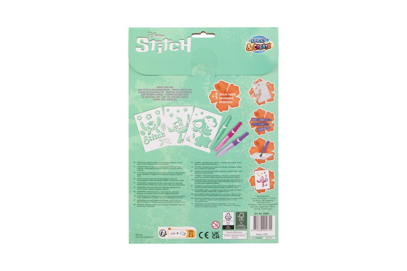Sada malování s foukcímí fixami Stitch A4