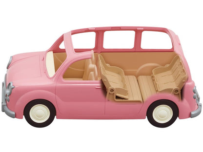 Rodinné auto růžové Van
