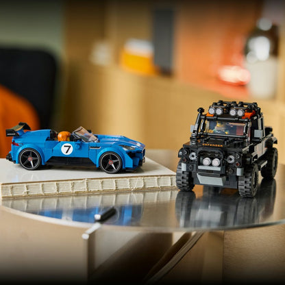 LEGO® Speed Champions 77264 Jaguar Project 7 a Land Rover Defender