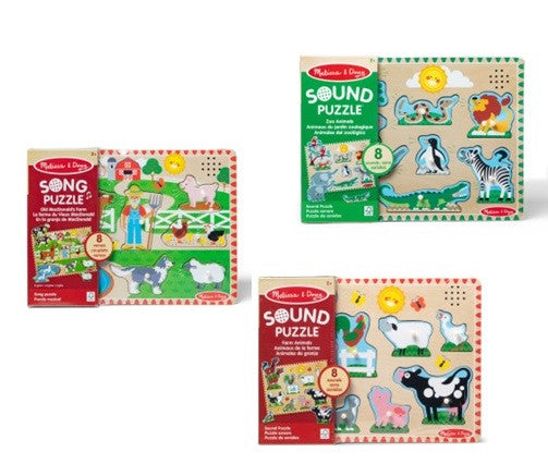 Melissa & Doug puzzle se zvukovými efekty