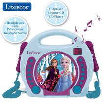 Lexibook CD přehrávač Frozen se 2 mikrofony