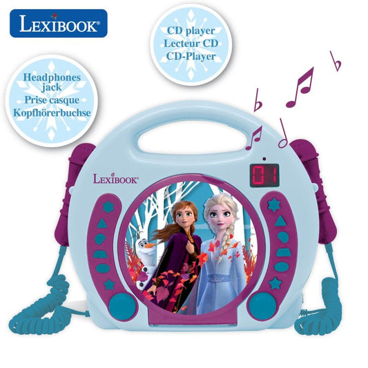 Lexibook CD přehrávač Frozen se 2 mikrofony