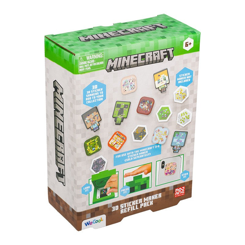 Minecraft 3D sada na výrobu samolepek - náhradní set