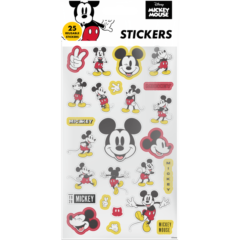 Mickey Mouse samolepky