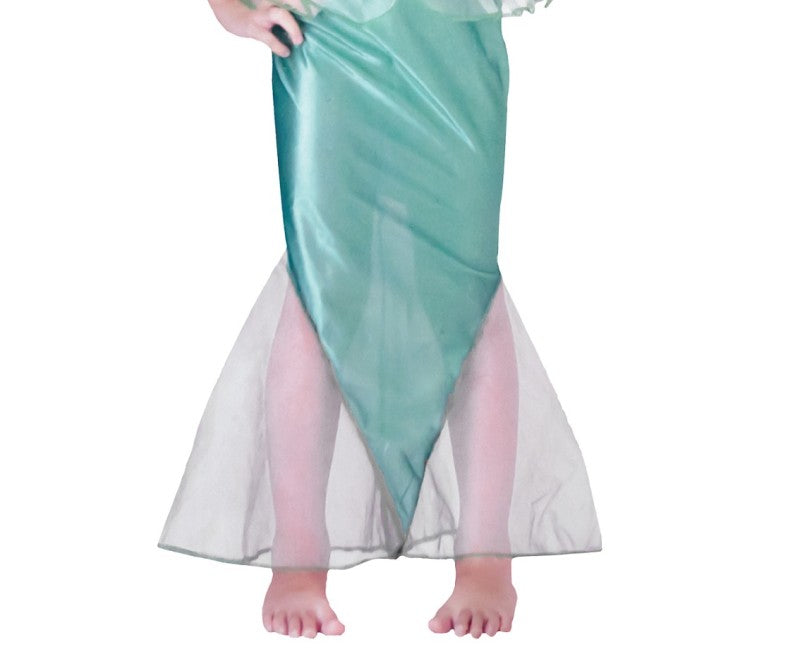 Kostým Mořská víla zelený 130/140 cm