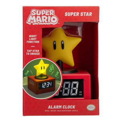 Super Mario budík Super Star